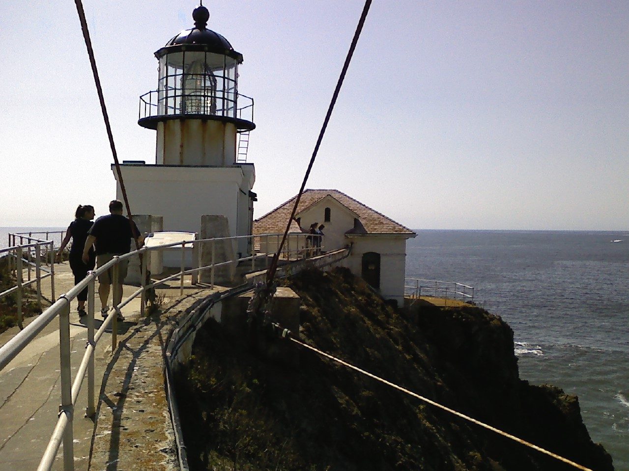 Point Bonita Lighthouse at the tip of the Marin Headlands